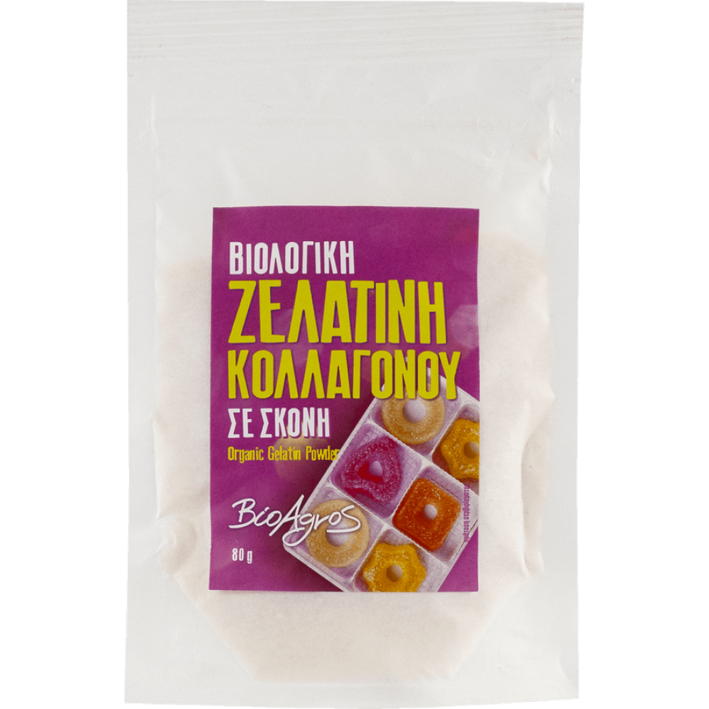 Ζελατίνη σε σκόνη 80g Bio