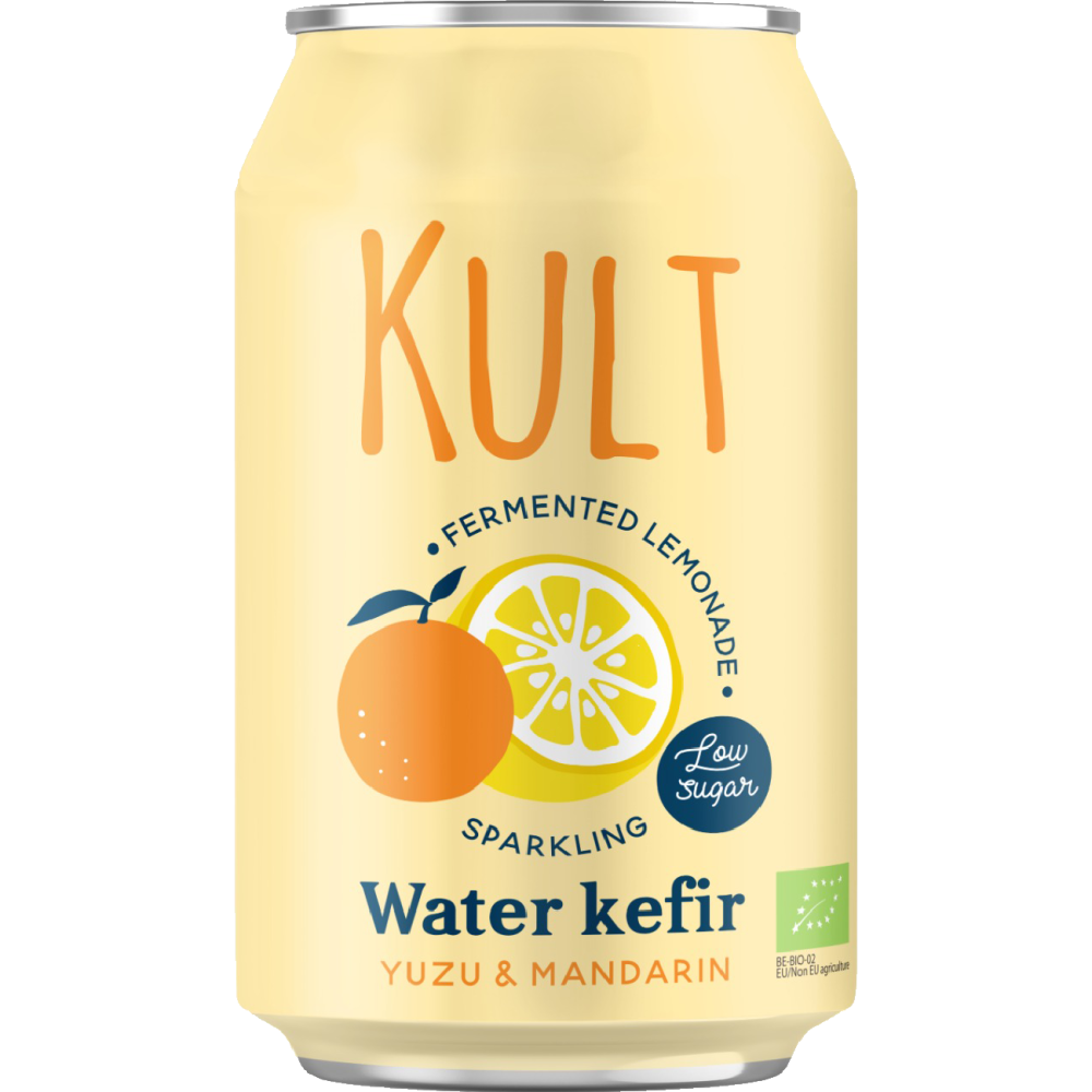 Κεφίρ Νερού με Yuzu & Μανταρίνι 330ml Kult Bio