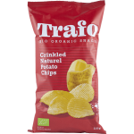 Κυματιστά πατατάκια με αλάτι 125g Trafo Bio
