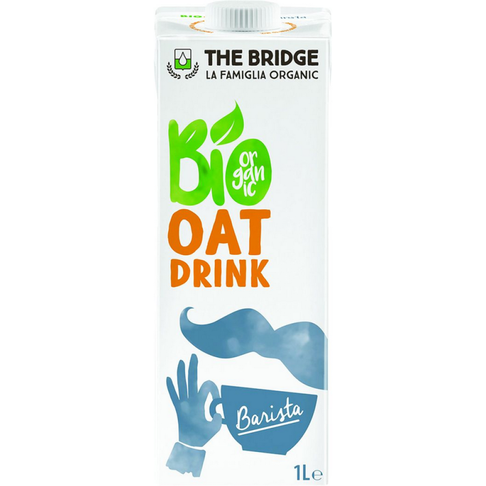 Ρόφημα Βρώμης Barista χωρίς ζάχαρη 1L The Bridge Bio