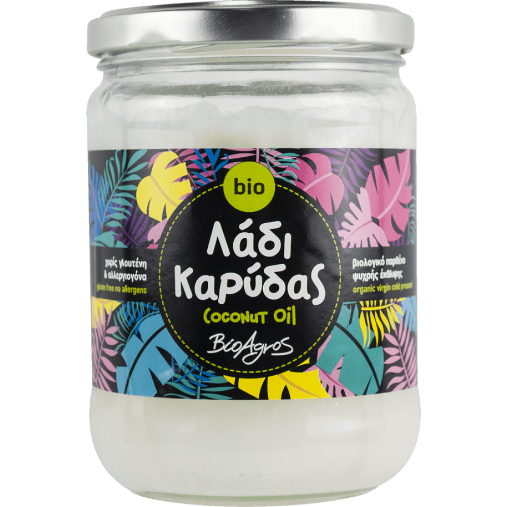 Λάδι Καρύδας Παρθένο 400g Βιοαγρός Bio