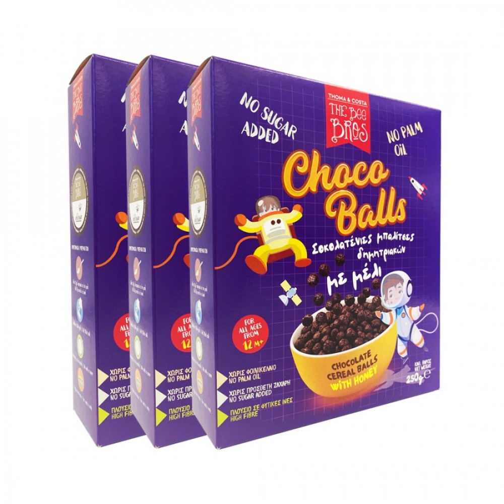 Δημητριακά Bee Bros - Choco Cereal Balls With Honey 250γρμ