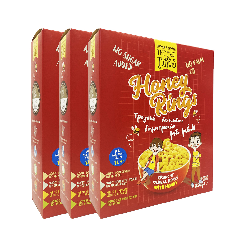 Stayia Farm The Bee Bros Δαχτυλιδάκια Δημητριακών με Μέλι 250gr