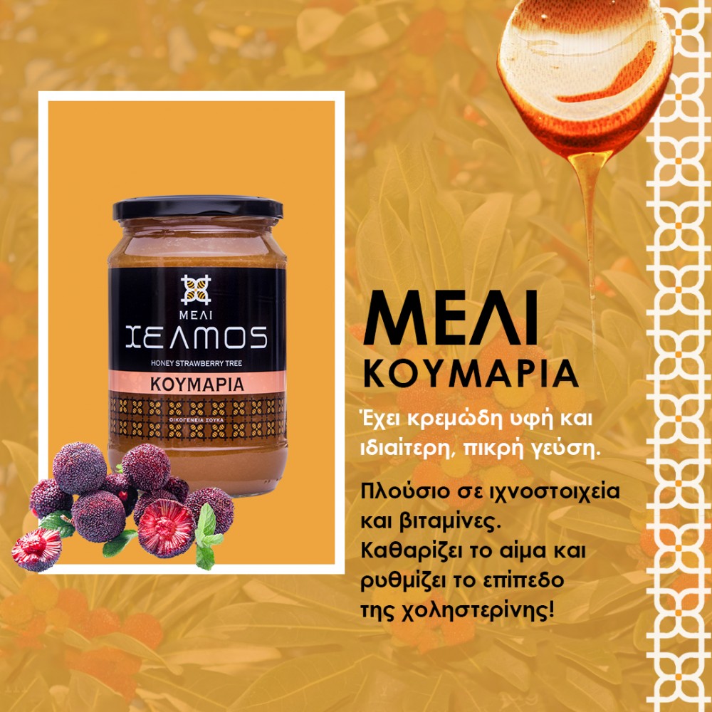 ΜΕΛΙ ΚΟΥΜΑΡΙΑΣ ΧΕΛΜΟΣ 480γρμ