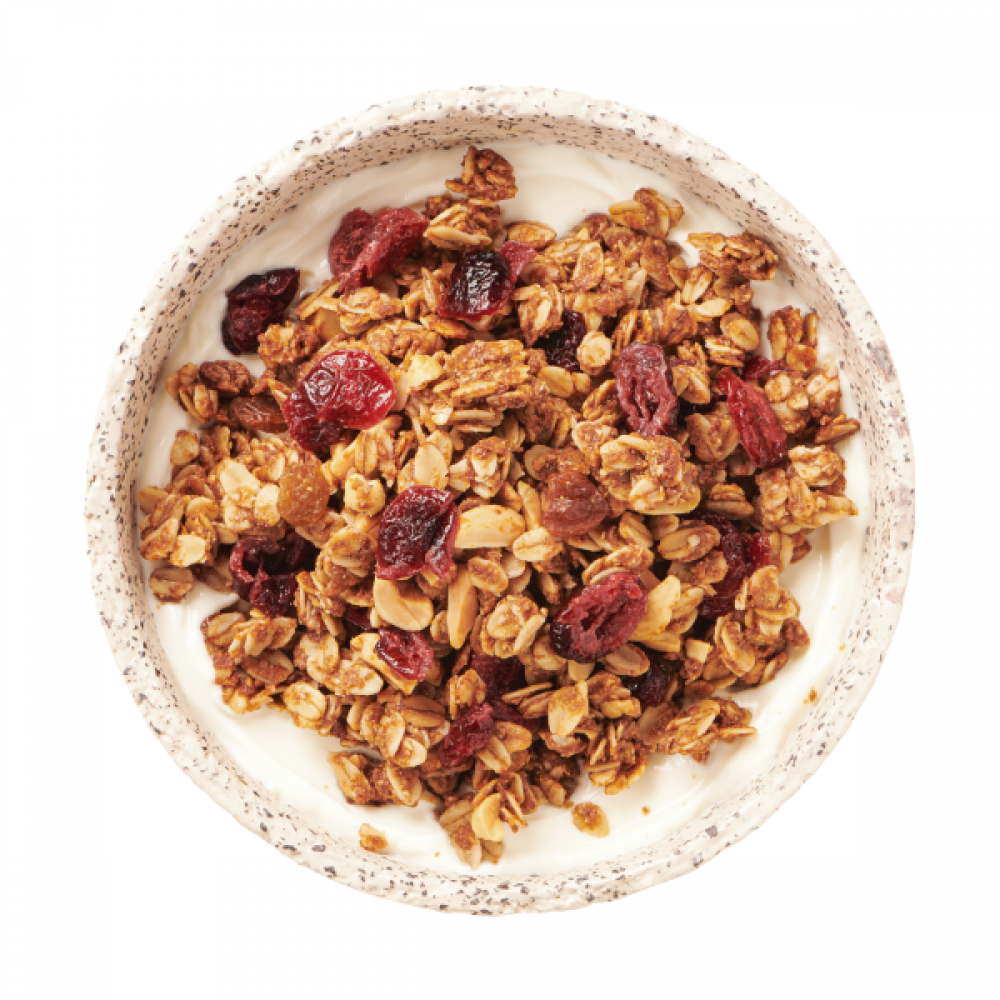 VEGAN GRANOLA ΦΥΣΤΙΚΟΒΟΥΤΥΡΟ ΧΩΡΙΣ ΖΑΧΑΡΗ 330 γρμ